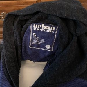 Boys XL long sleeve, center pocket, with hood.